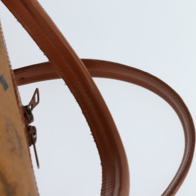 【日本直送】MCM Logoogram Vicetos 波士頓包 PVC 棕色金色 正品 146828-7