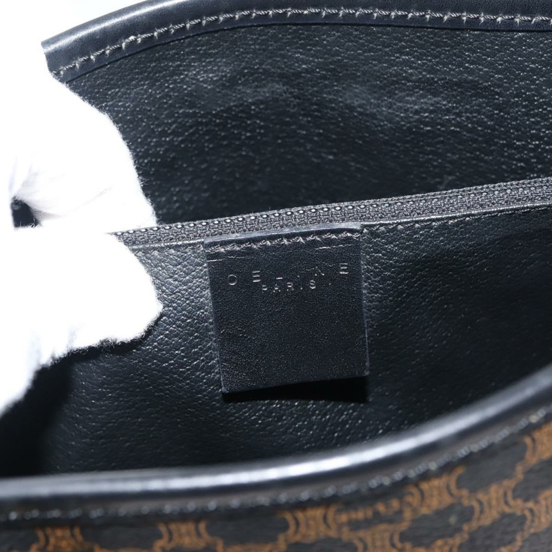 【日本直送】CELINE Macadam帆布托特包 PVC皮革 黑色 金色 正品 146843-17