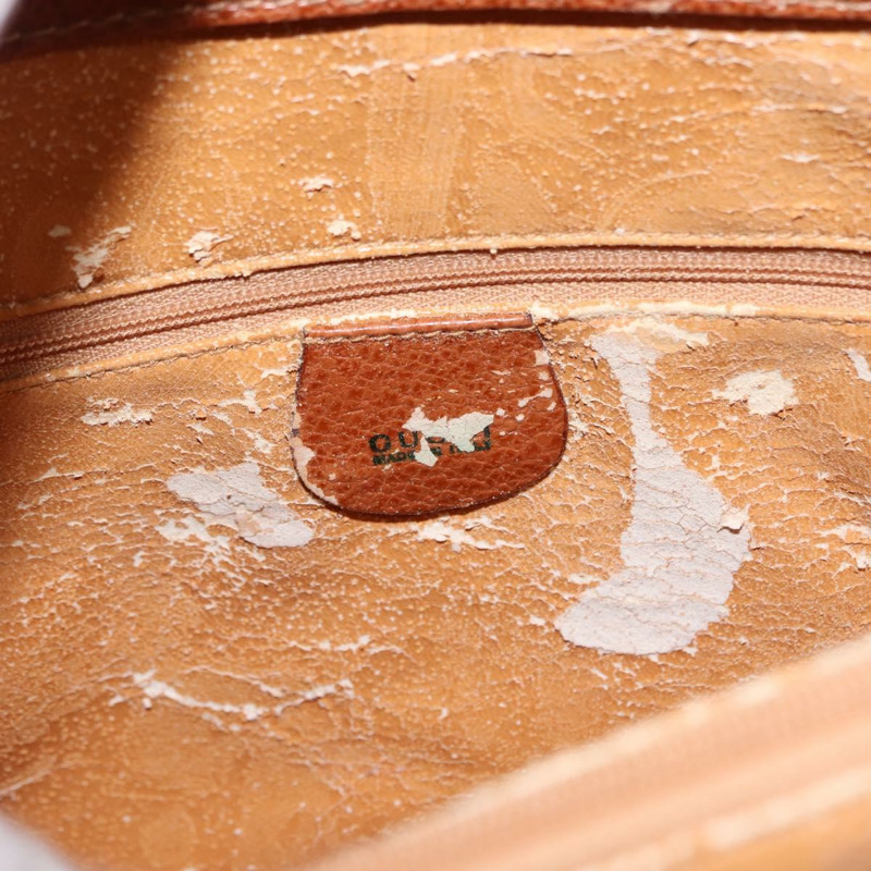 【日本直送】GUCCI 竹節手提包 皮革 棕色 金色 002 2853 0260 0 Auth 146606-16