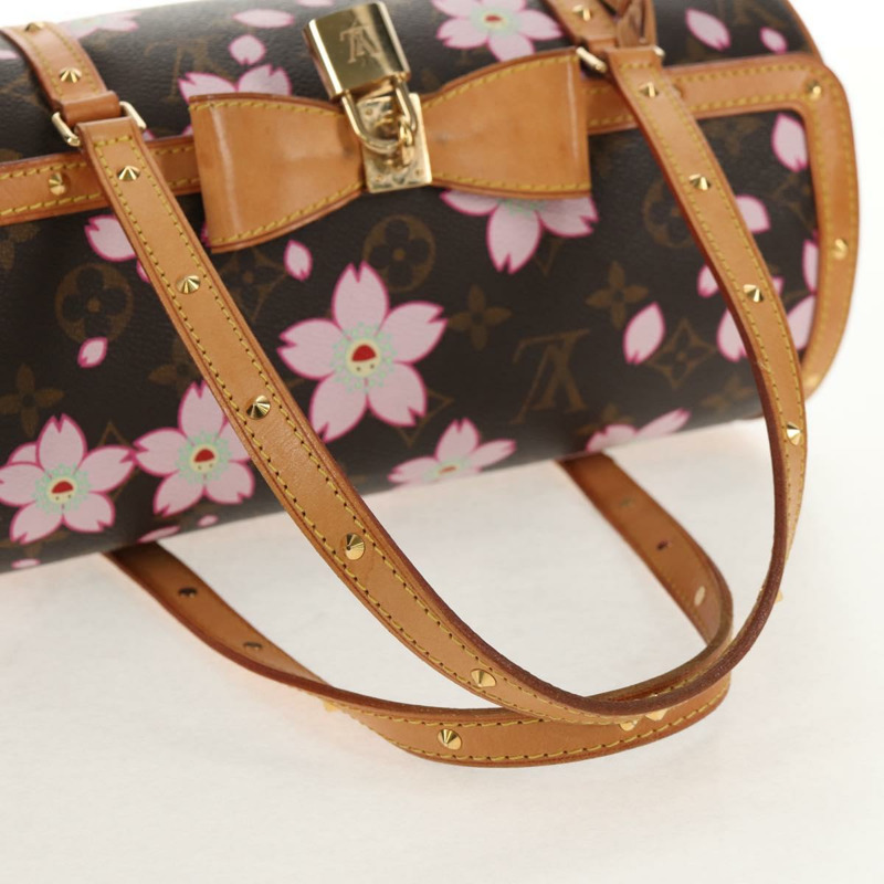 【日本直送】路易威登 Monogram Cherry Blossom Papillon GM 手袋 M92009 LV Auth 142304A-5