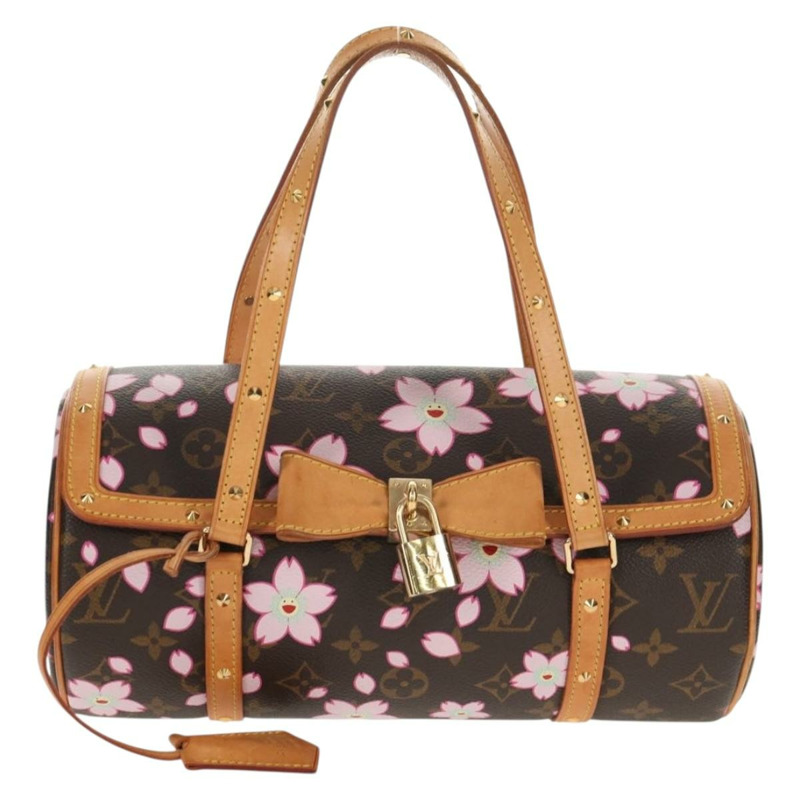 【日本直送】路易威登 Monogram Cherry Blossom Papillon GM 手袋 M92009 LV Auth 142304A-12