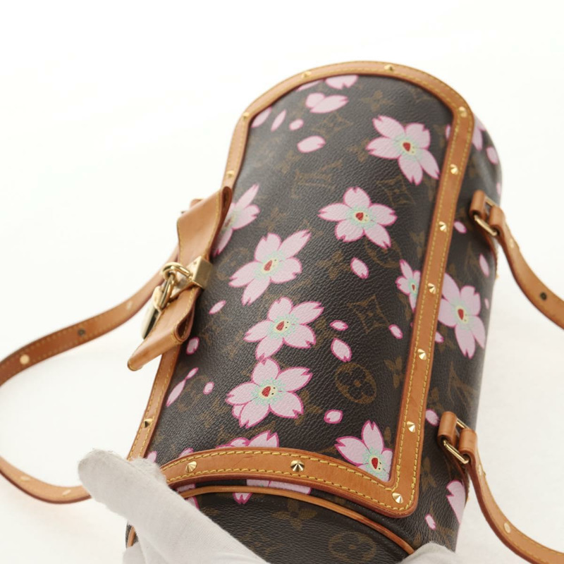 【日本直送】路易威登 Monogram Cherry Blossom Papillon GM 手袋 M92009 LV Auth 142304A-13