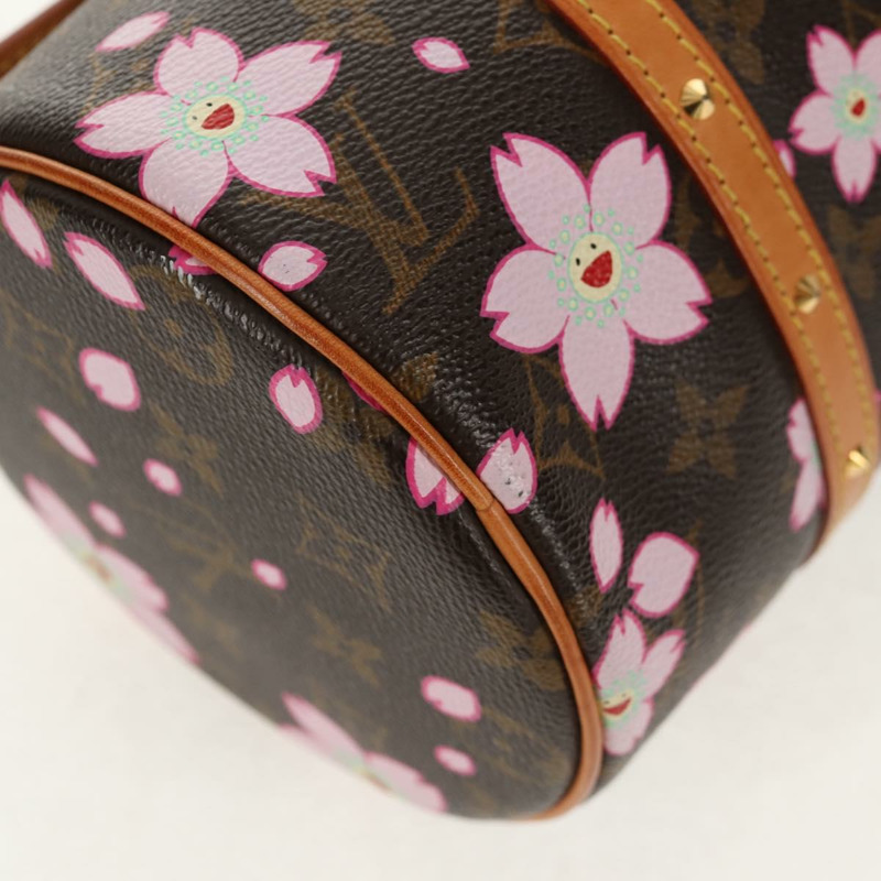 【日本直送】路易威登 Monogram Cherry Blossom Papillon GM 手袋 M92009 LV Auth 142304A-15
