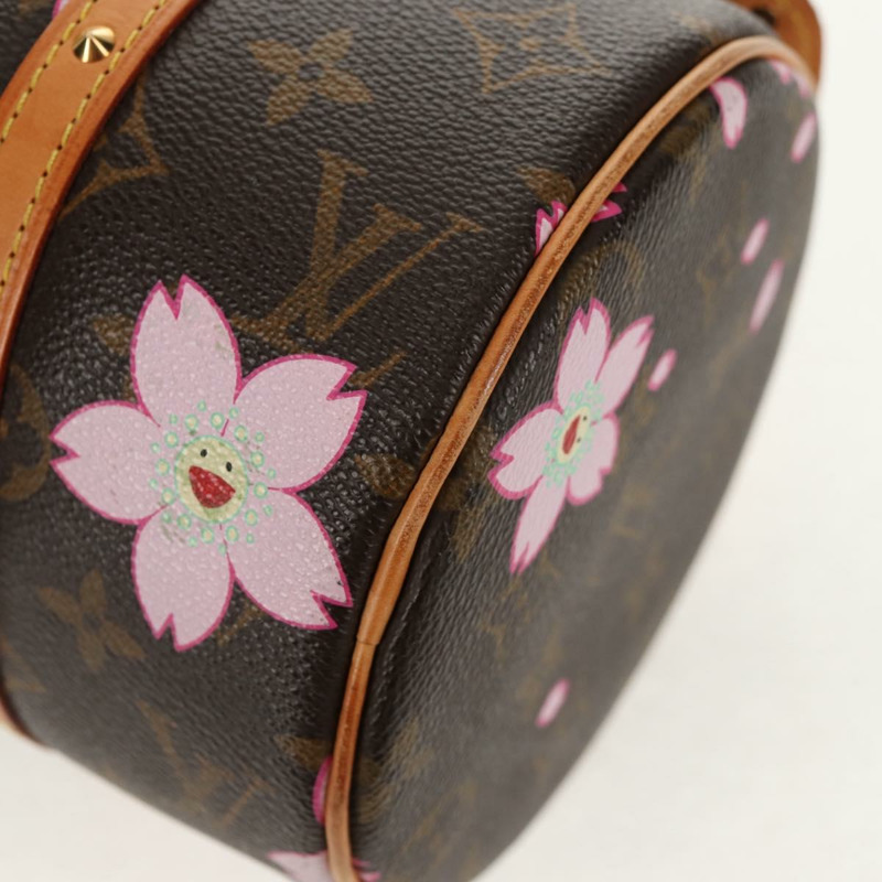 【日本直送】路易威登 Monogram Cherry Blossom Papillon GM 手袋 M92009 LV Auth 142304A-16