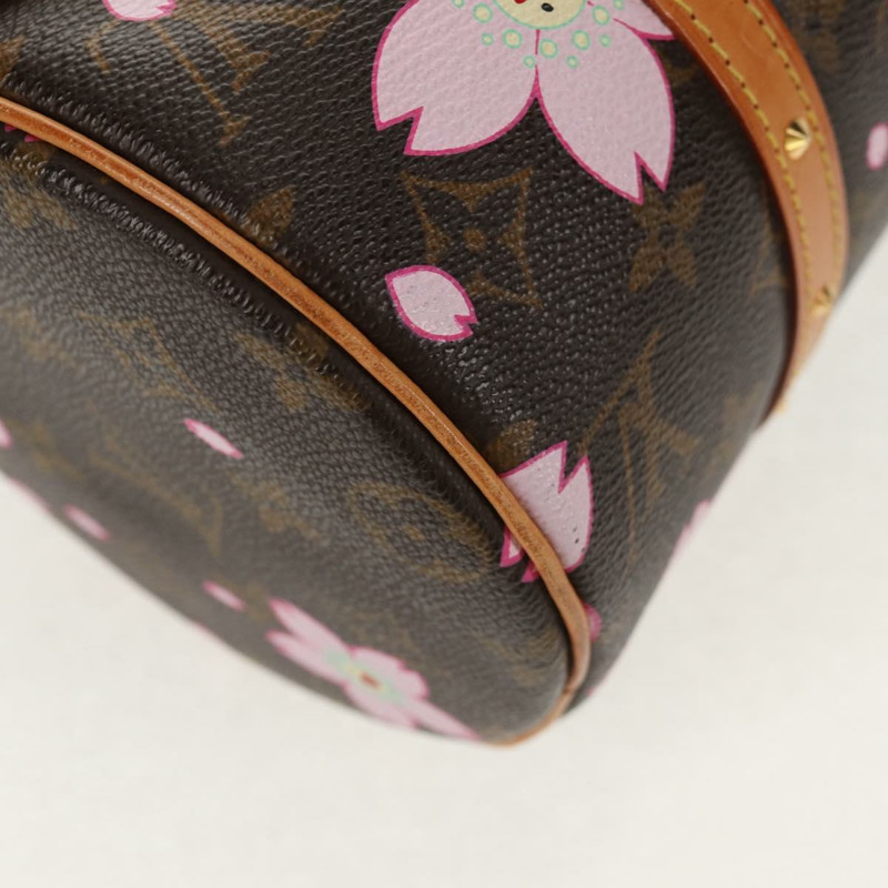 【日本直送】路易威登 Monogram Cherry Blossom Papillon GM 手袋 M92009 LV Auth 142304A-17