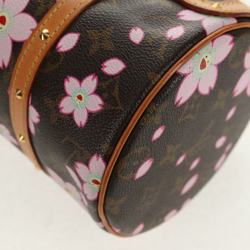 【日本直送】路易威登 Monogram Cherry Blossom Papillon GM 手袋 M92009 LV Auth 142304A-18