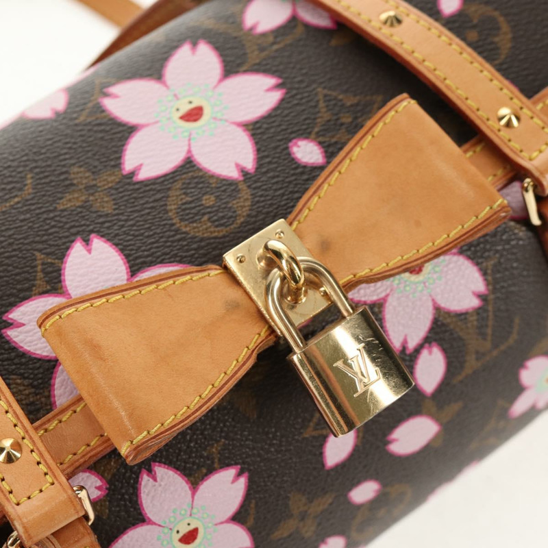 【日本直送】路易威登 Monogram Cherry Blossom Papillon GM 手袋 M92009 LV Auth 142304A-19