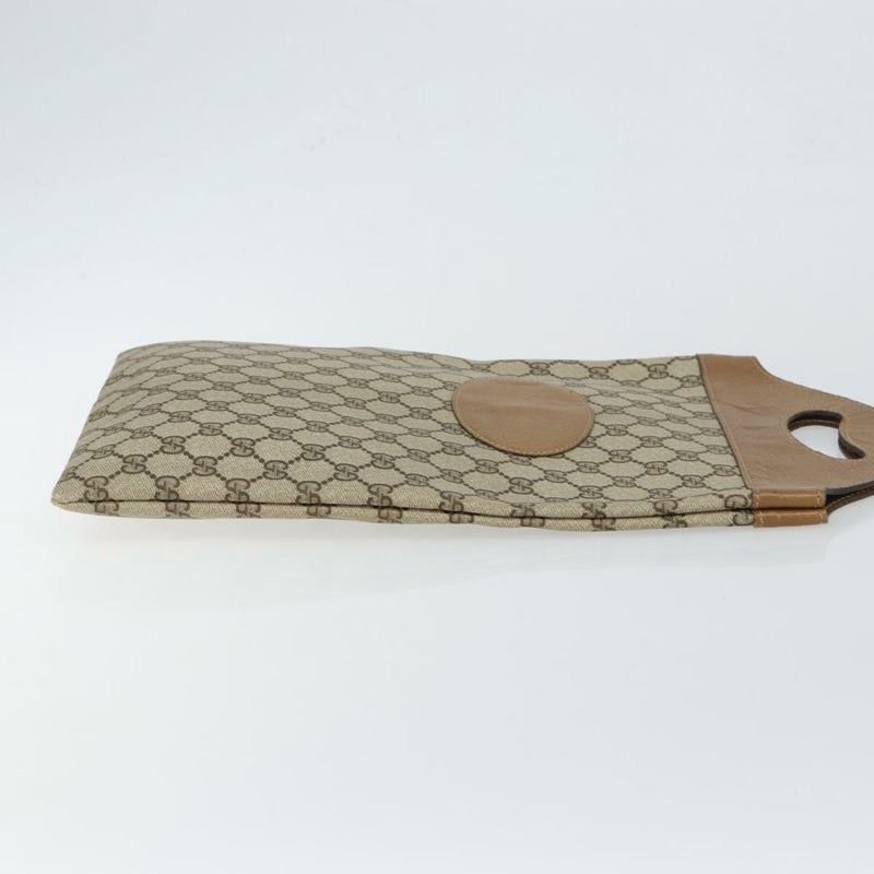 【日本直送】GUCCI GG Supreme 手提包 PVC 皮革 復古米色 正品 146840-2
