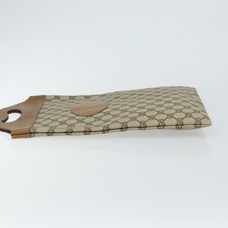 【日本直送】GUCCI GG Supreme 手提包 PVC 皮革 復古米色 正品 146840-3