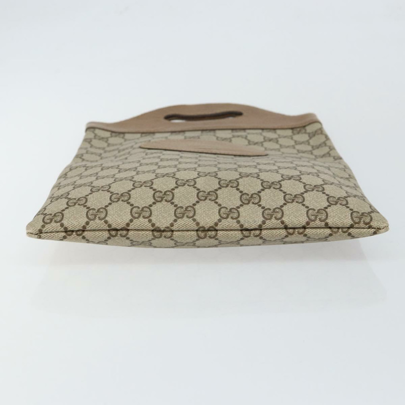 【日本直送】GUCCI GG Supreme 手提包 PVC 皮革 復古米色 正品 146840-4