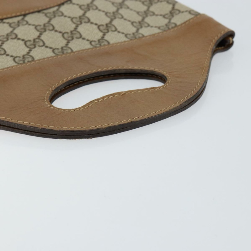 【日本直送】GUCCI GG Supreme 手提包 PVC 皮革 復古米色 正品 146840-6