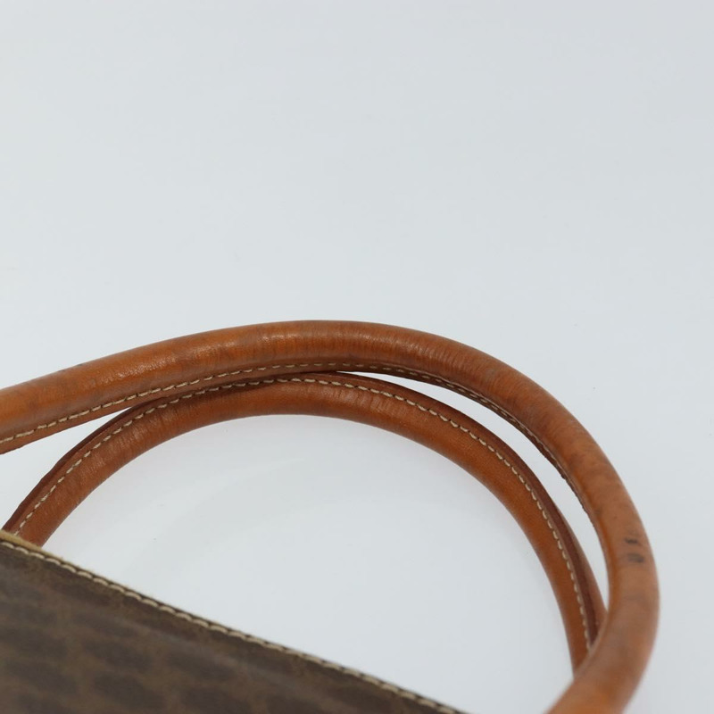 【日本直送】CELINE Macadam帆布手提包 PVC皮革 棕色 金色 正品 146628-7