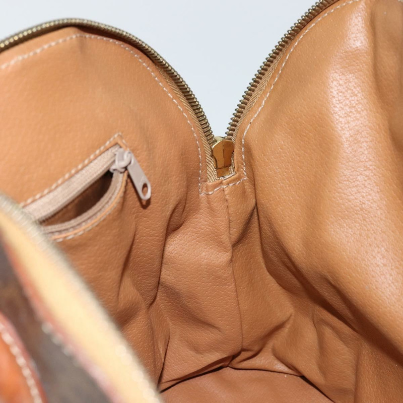 【日本直送】CELINE Macadam帆布手提包 PVC皮革 棕色 金色 正品 146628-18