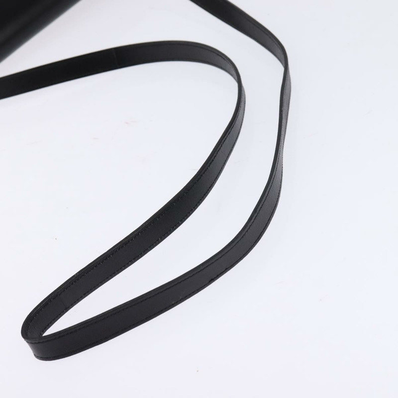 【日本直送】Christian Dior 黑色金色皮革肩背包,正品編號 146644-6