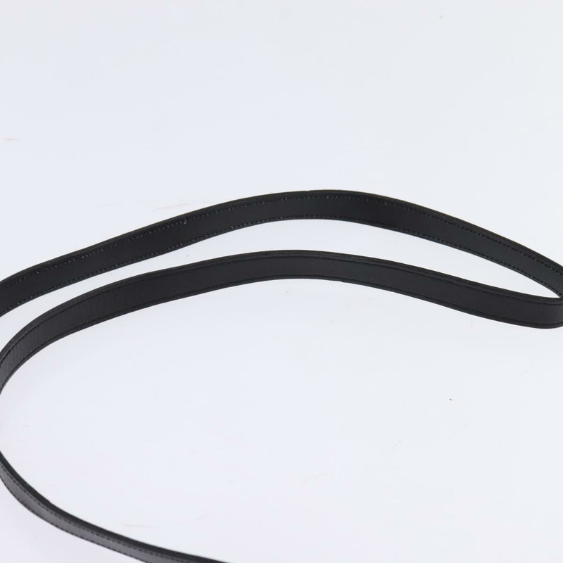 【日本直送】Christian Dior 黑色金色皮革肩背包,正品編號 146644-7