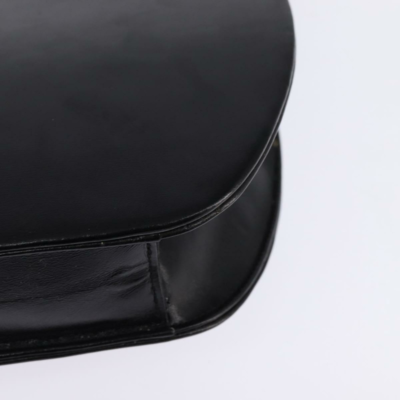 【日本直送】Christian Dior 黑色金色皮革肩背包,正品編號 146644-15