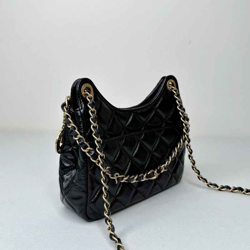 CHANEL 25S HOBO油蠟皮天貓精靈-5