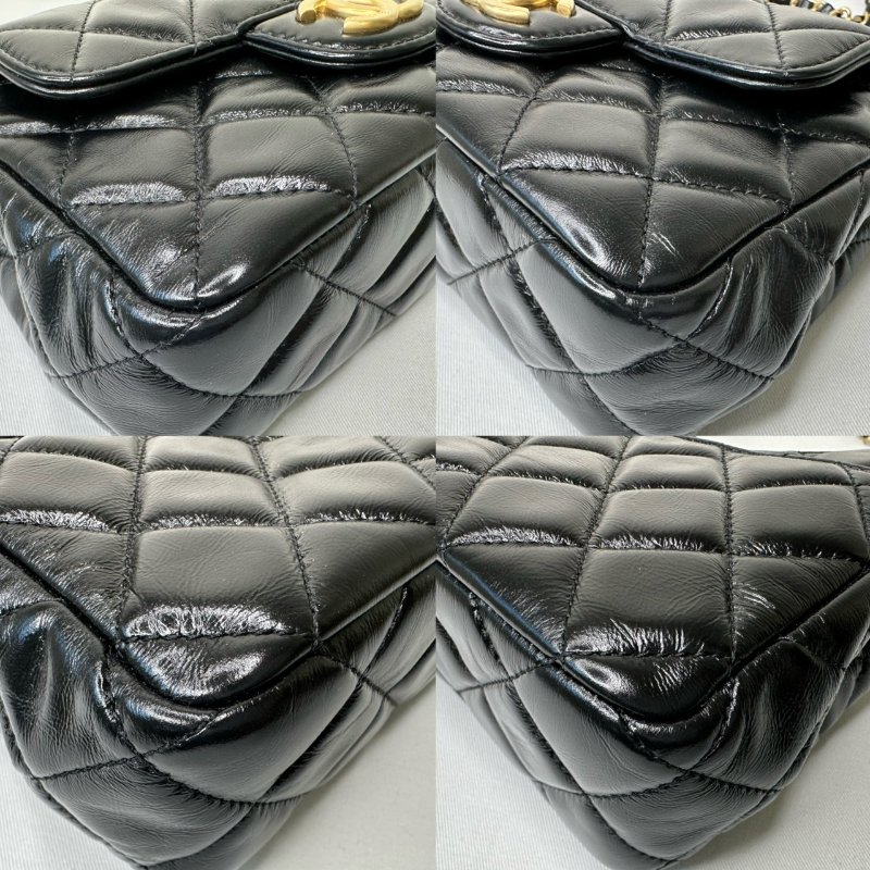 CHANEL 25S HOBO油蠟皮天貓精靈-11