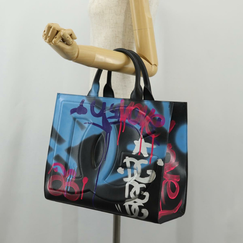 【日本直送】DOLCE&GABBANA Graffiti DAILY 手提包 皮革 多色 正品 146637A-20