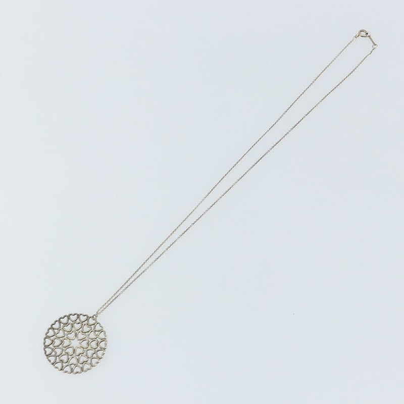 【日本直送】蒂芬妮 (TIFFANY&Co.) 愛心皇冠吊墜項鍊 925 純銀 Auth SW1644-1