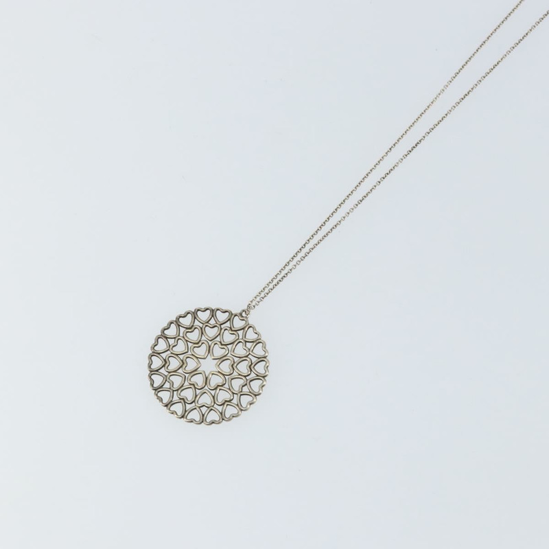【日本直送】蒂芬妮 (TIFFANY&Co.) 愛心皇冠吊墜項鍊 925 純銀 Auth SW1644-3