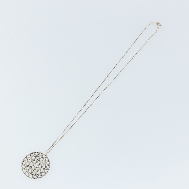 【日本直送】蒂芬妮 (TIFFANY&Co.) 愛心皇冠吊墜項鍊 925 純銀 Auth SW1644-7