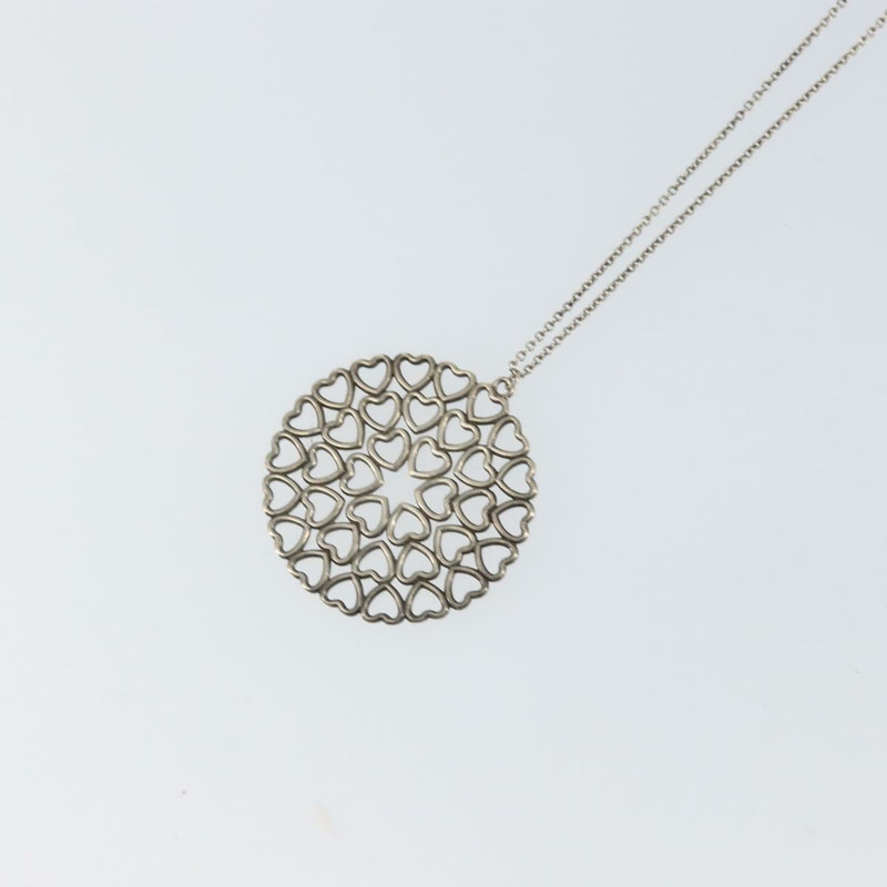 【日本直送】蒂芬妮 (TIFFANY&Co.) 愛心皇冠吊墜項鍊 925 純銀 Auth SW1644-8