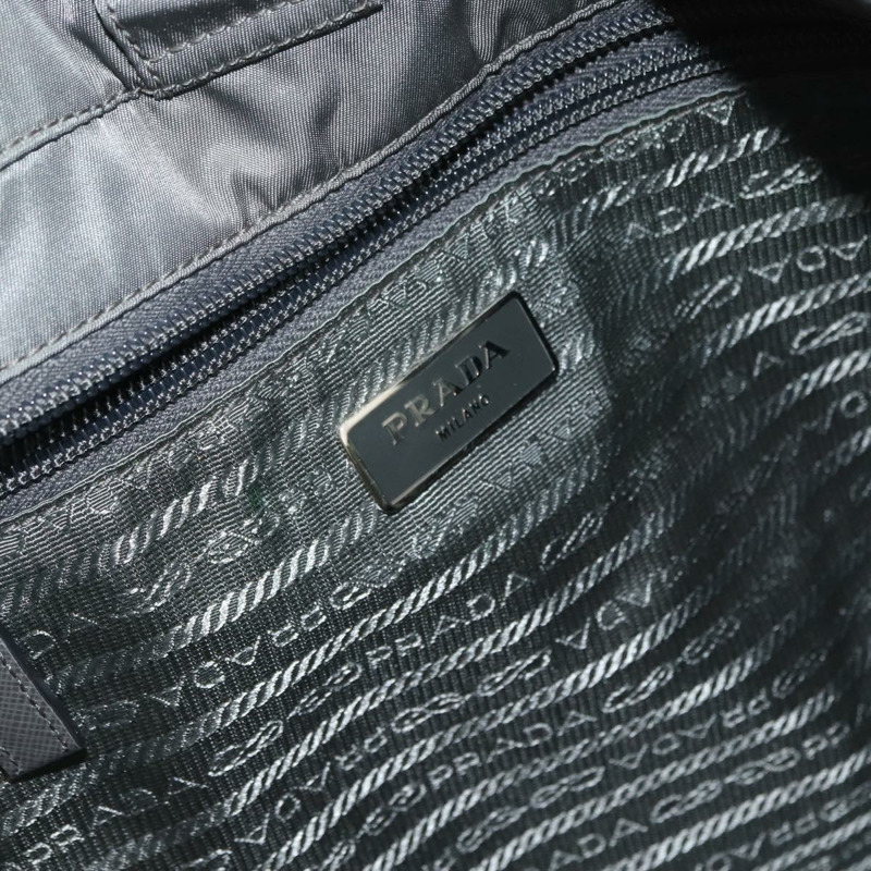 【日本直送】PRADA 尼龍雙肩托特包 卡其色 銀色 正品 146790-20