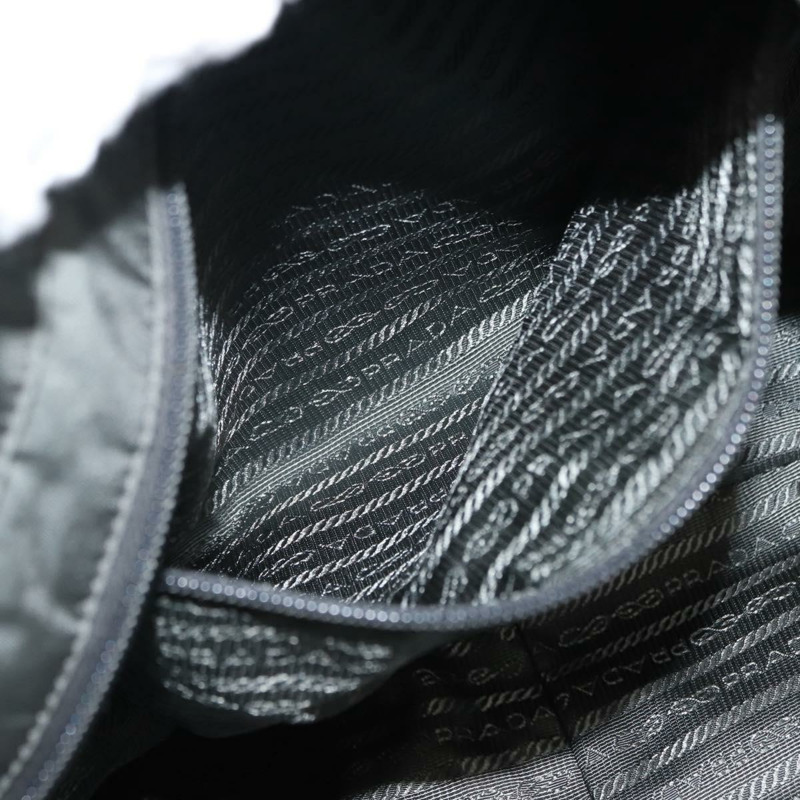 【日本直送】PRADA 尼龍雙肩托特包 卡其色 銀色 正品 146790-23