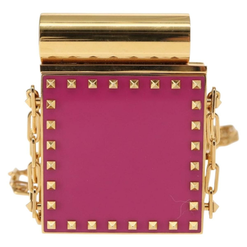 【日本直送】華倫天奴 (VALENTINO) 口紅收納化妝包 金屬粉色 正品 BA6885-1