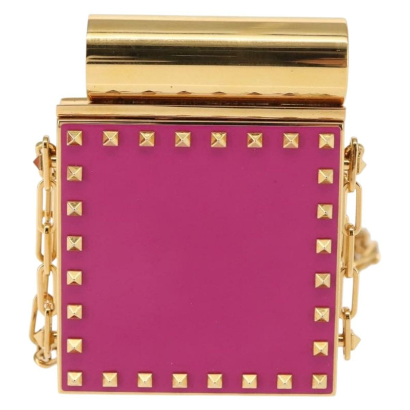 【日本直送】華倫天奴 (VALENTINO) 口紅收納化妝包 金屬粉色 正品 BA6885-12