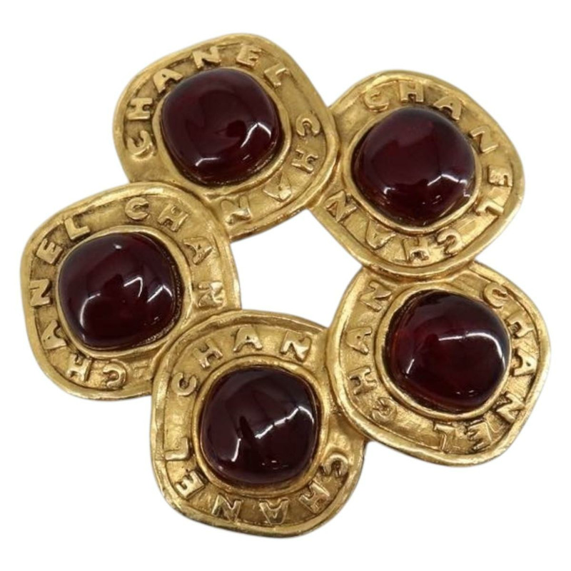 【日本直送】香奈兒金質雙C胸針，正品編號BA6857-0