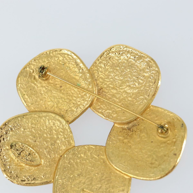 【日本直送】香奈兒金質雙C胸針，正品編號BA6857-5