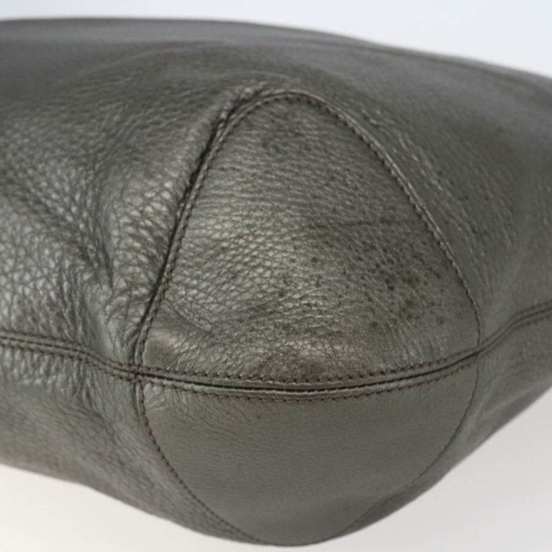 【日本直送】GUCCI Soho 鏈條單肩包 皮革 銀色 326706 正品 yk19690-14