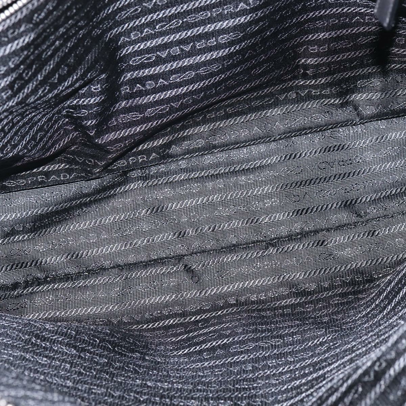 【日本直送】PRADA 尼龍商務包 黑色 銀色 正品 146573-9