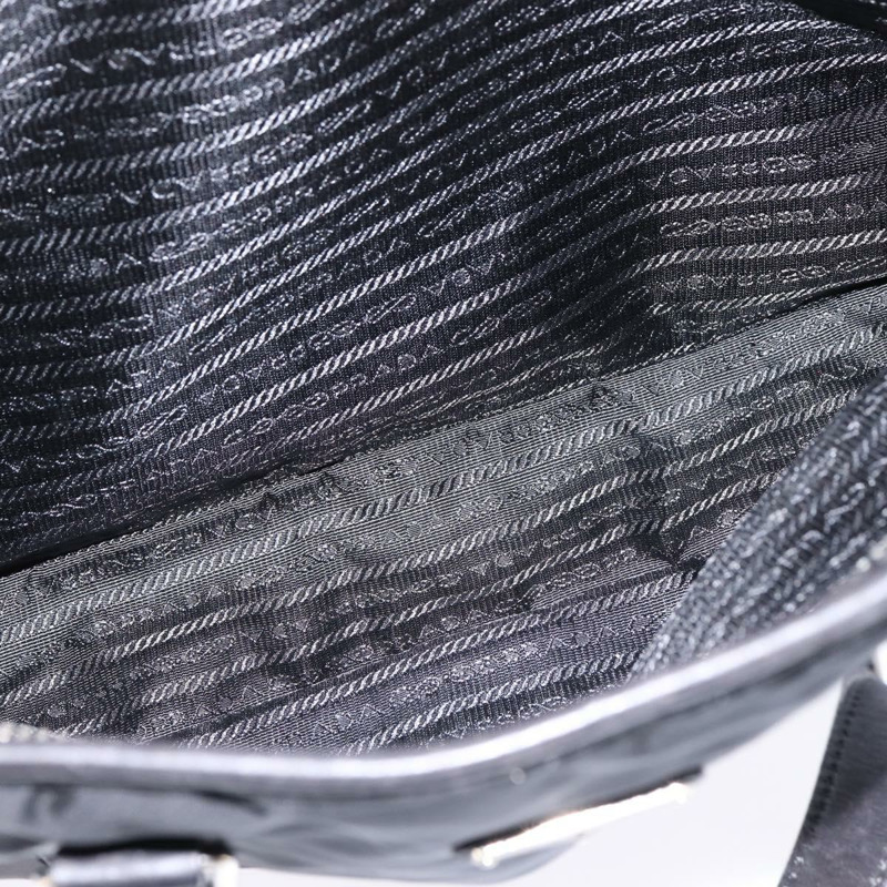 【日本直送】PRADA 尼龍商務包 黑色 銀色 正品 146573-20