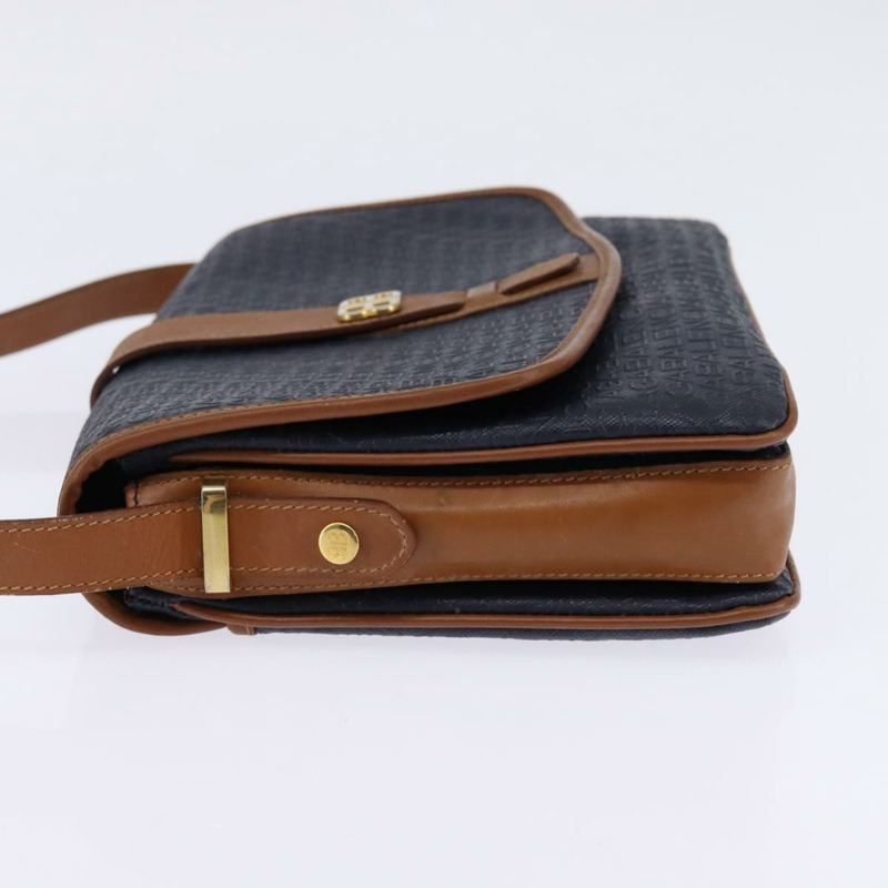 【日本直送】BALENCIAGA 單肩包 PVC 海軍藍 金色 正品 146719-2