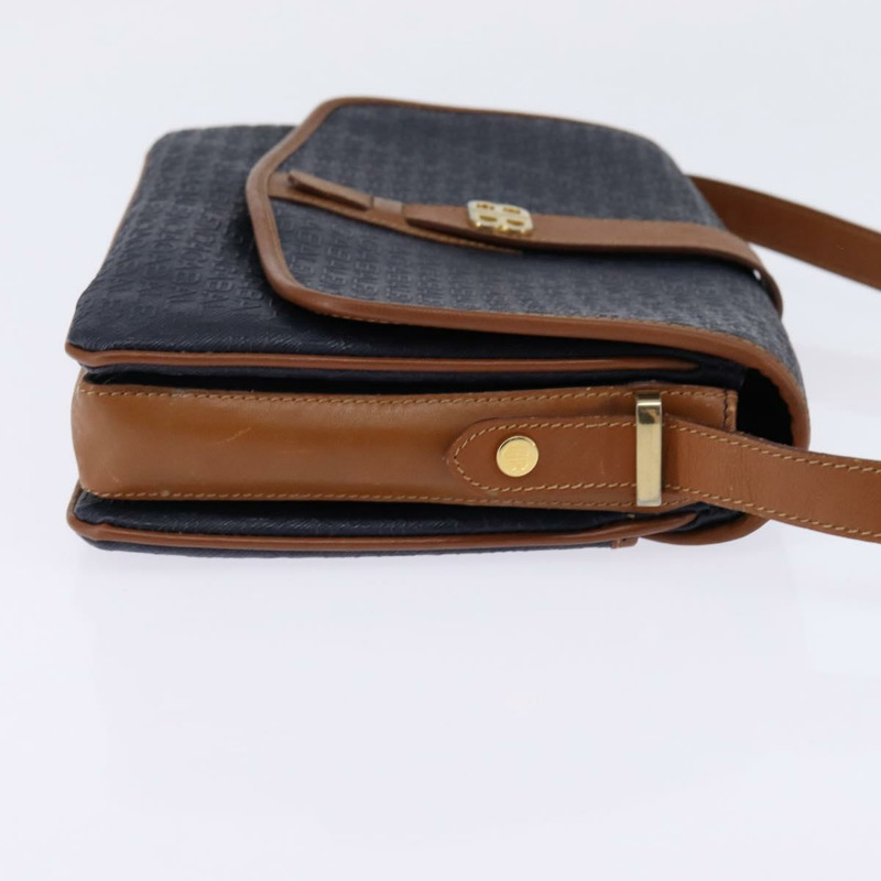 【日本直送】BALENCIAGA 單肩包 PVC 海軍藍 金色 正品 146719-3