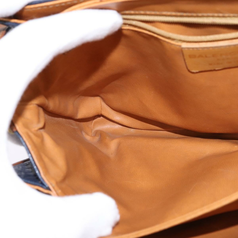 【日本直送】BALENCIAGA 單肩包 PVC 海軍藍 金色 正品 146719-18