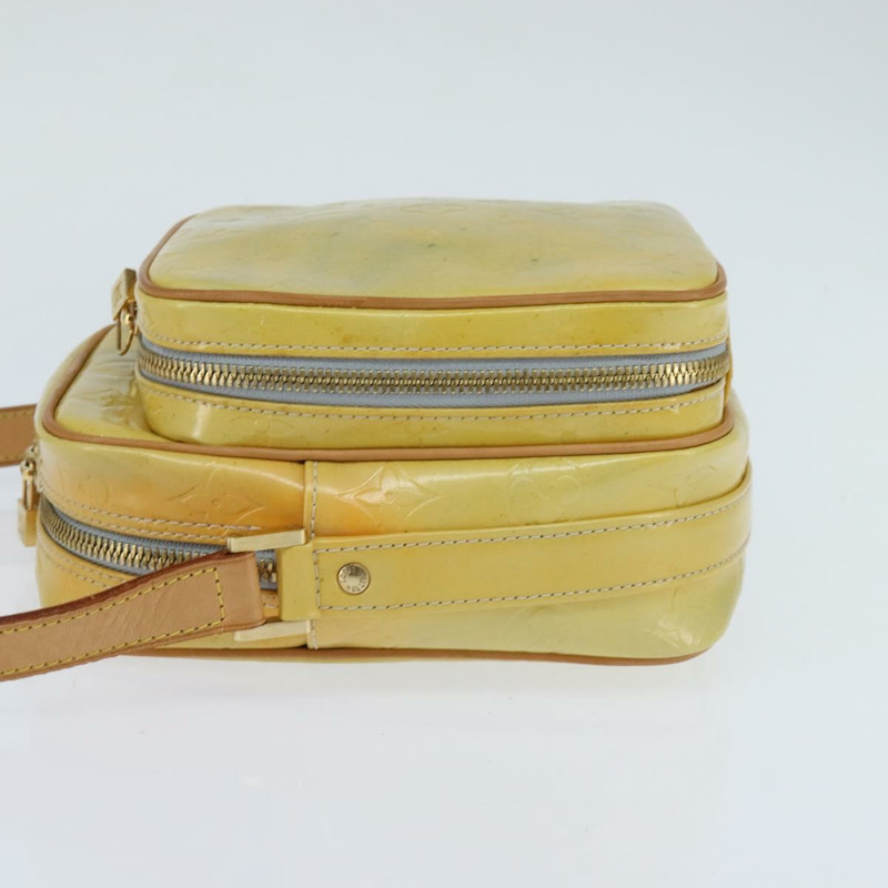 【日本直送】路易威登 Monogram Vernis Wooster 肩背包 灰色 M91036 LV Auth 146779-2