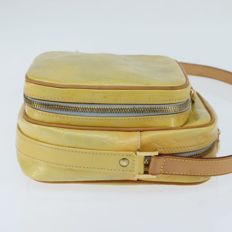 【日本直送】路易威登 Monogram Vernis Wooster 肩背包 灰色 M91036 LV Auth 146779-3