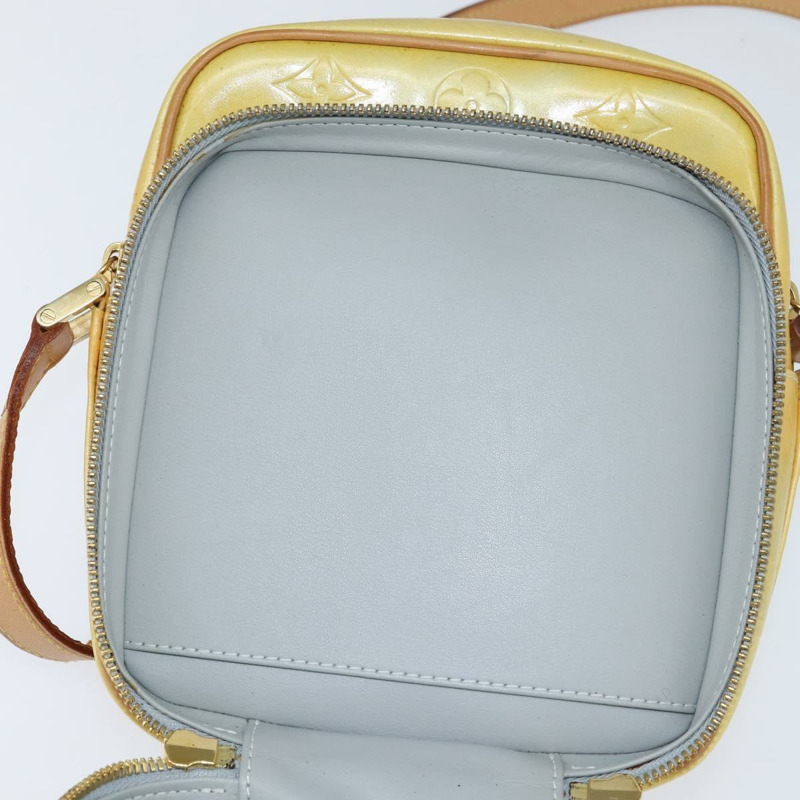 【日本直送】路易威登 Monogram Vernis Wooster 肩背包 灰色 M91036 LV Auth 146779-9