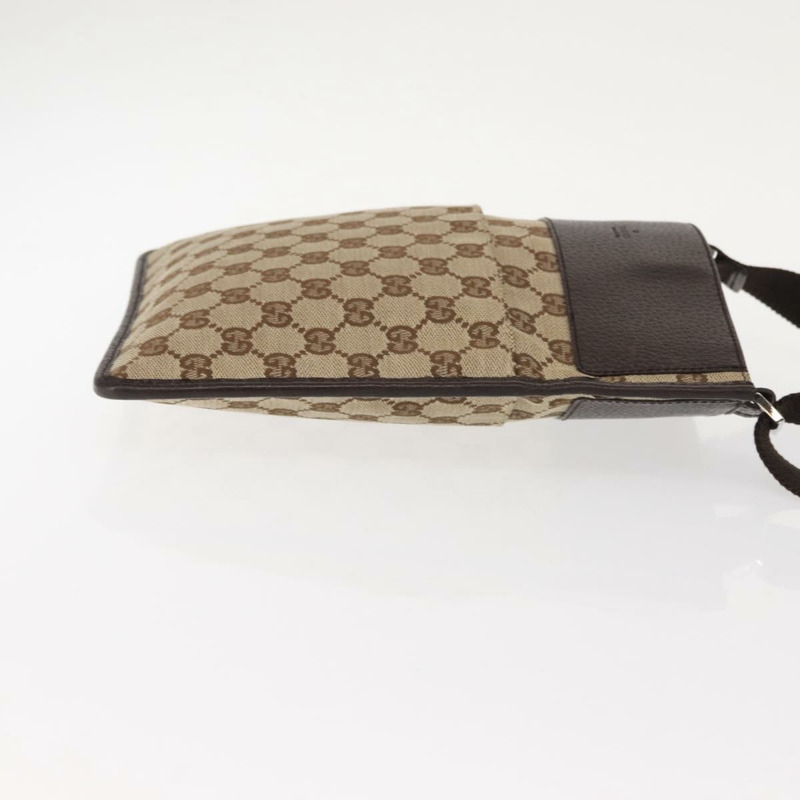 【日本直送】GUCCI GG帆布肩背包 米色 銀色 27639 正品 147682-2