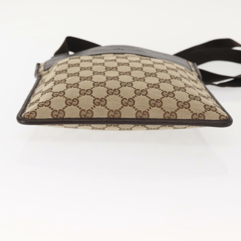 【日本直送】GUCCI GG帆布肩背包 米色 銀色 27639 正品 147682-4