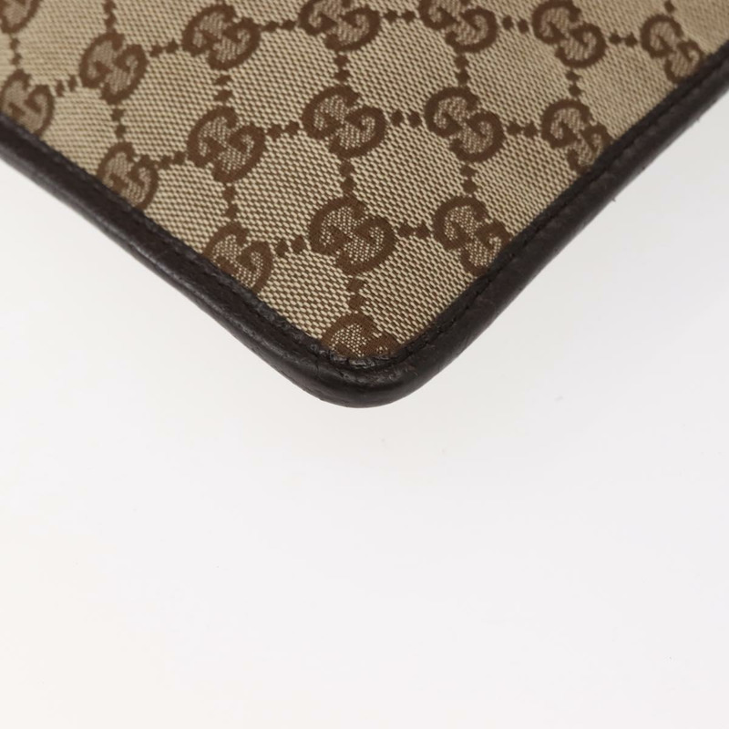 【日本直送】GUCCI GG帆布肩背包 米色 銀色 27639 正品 147682-14