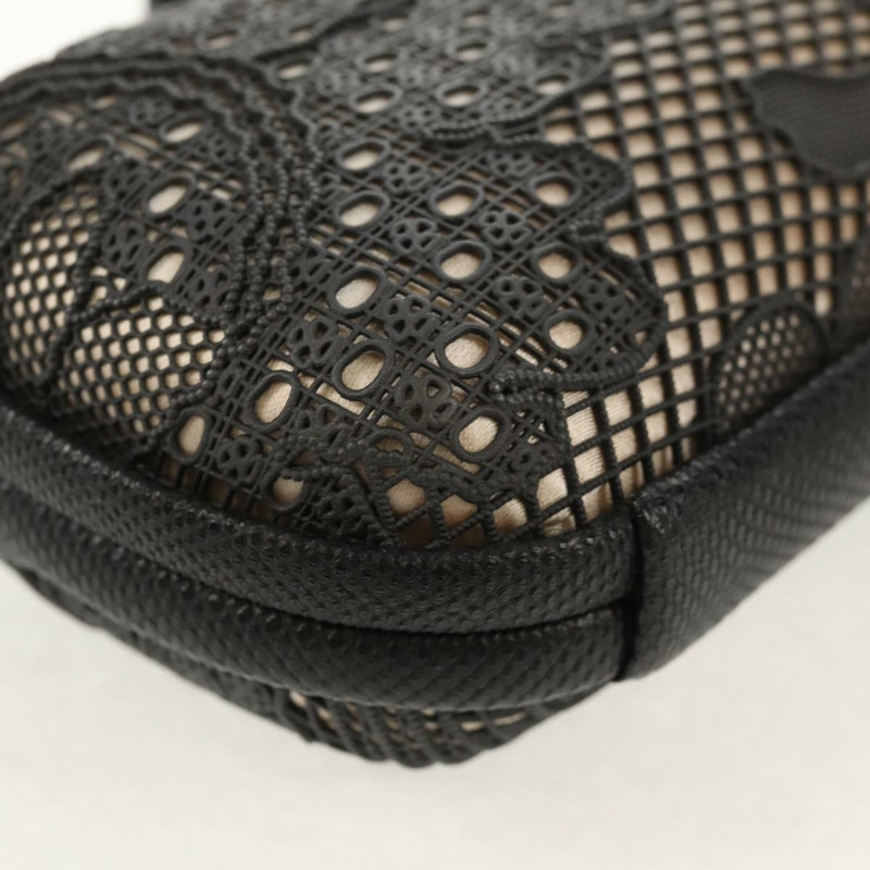 【日本直送】BOTTEGA VENETA 金屬灰色結飾手拿包 Auth 147725A-6