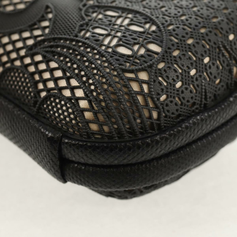 【日本直送】BOTTEGA VENETA 金屬灰色結飾手拿包 Auth 147725A-15