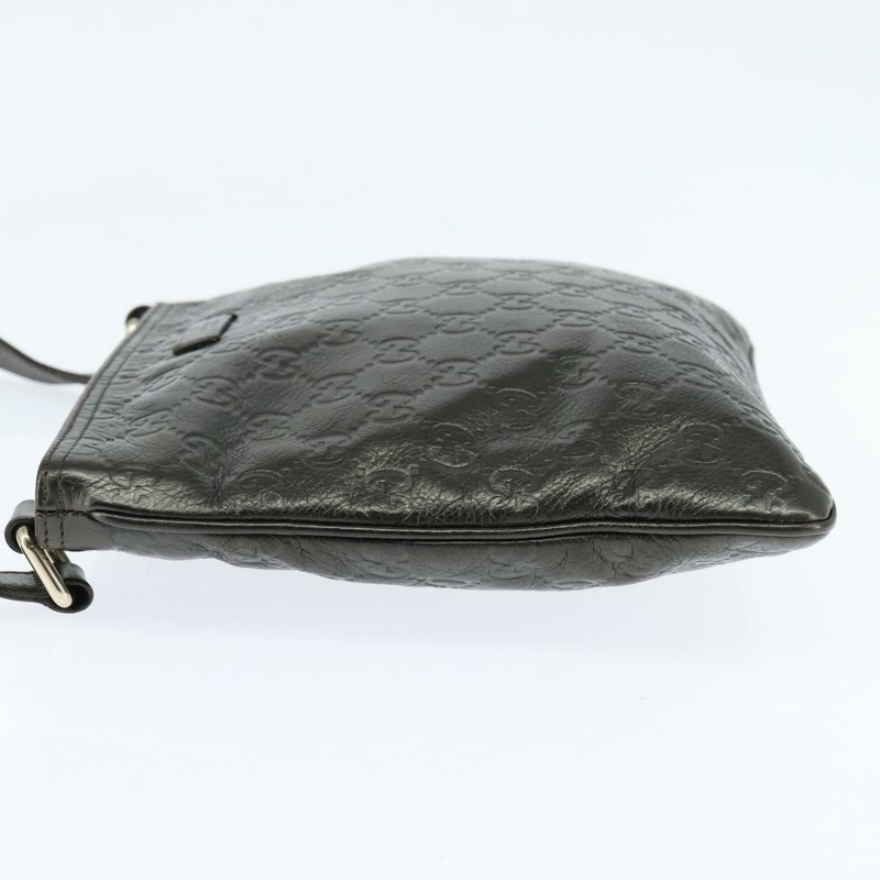 【日本直送】GUCCI Guccissima GG帆布單肩包 皮革 灰色 金色 201538 正品 147723-2