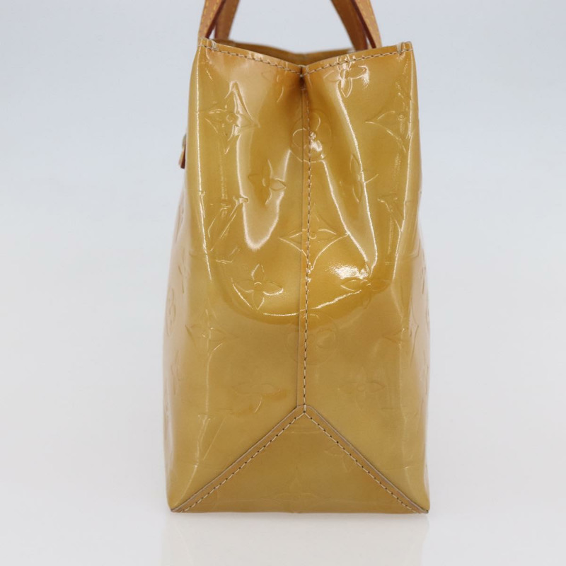 【日本直送】路易威登 Monogram Vernis Reade PM 手提包 米色 M91334 LV 正品 147708-2