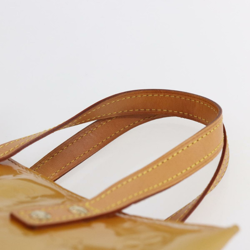 【日本直送】路易威登 Monogram Vernis Reade PM 手提包 米色 M91334 LV 正品 147708-7